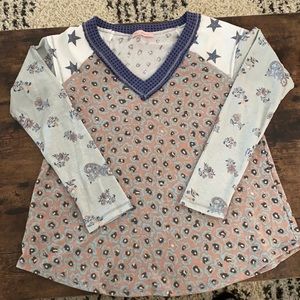 Boutique Waffle pattern long sleeve